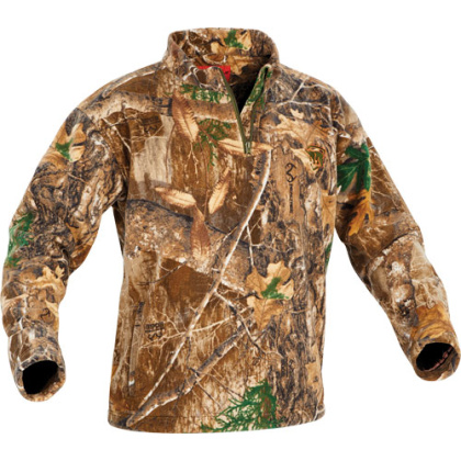 ARCTIC SHIELD HEAT ECHO SHERPA FLEECE 1/4 ZIP RT EDGE X-LRG!
