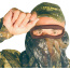 QUAKER BOY FACE MASK BANDITO ELITE 3/4 MO BOTTOMLAND