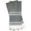 RED ROCK SHEMAGH HEAD WRAP WHITE/BLACK