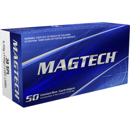 MAGTECH 38 SPECIAL 148GR LEAD WC 50RD 20BX/CS