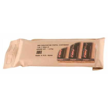 PMC AMMO 38 SPECIAL 132GR. FMJ-RN 300 RD BATTLE PK 3BP/CS