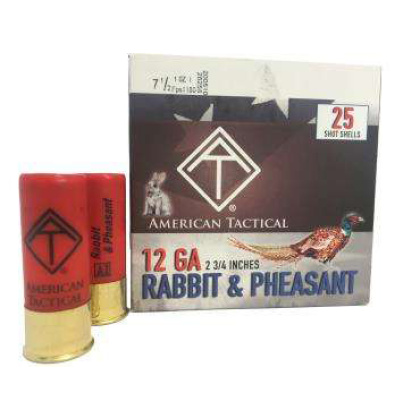 ATI GAME LOAD 12GA 2.75" 1OZ #7.5 250RD CASE LOT*