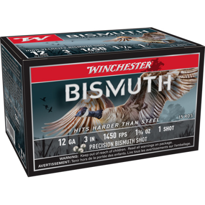 WINCHESTER BISMUTH 12GA 3" 1-3/8OZ #1 15RD 10BX/CS