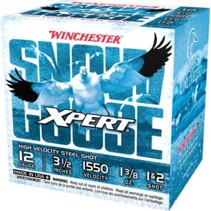 WINCHESTER SNOW GOOSE 12GA 3.5" 1-3/8OZ #1&2 25RD 10BX/CS