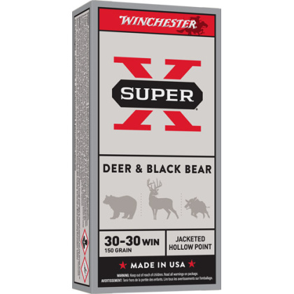 WINCHESTER SUPER-X 30-30 WIN 150GR JHP 20RD 10BX/CS
