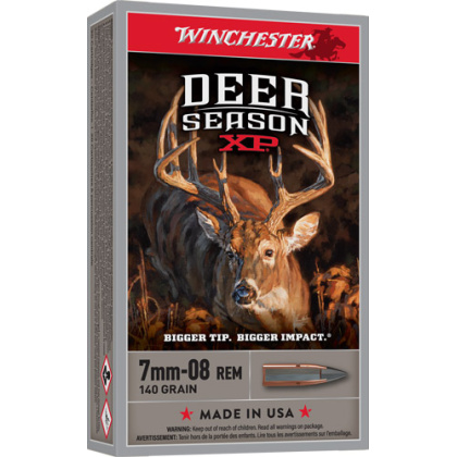 WINCHESTER DEER XP 7MM-08 REM 140GR EXTREME PT 20RD 10BX/CS