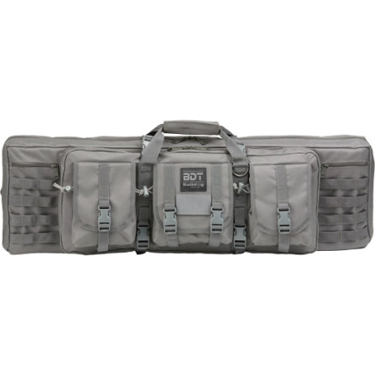 BULLDOG 37" SINGLE TACTICAL CS 3 LARGE ACCESSORY POCKETS GREY
