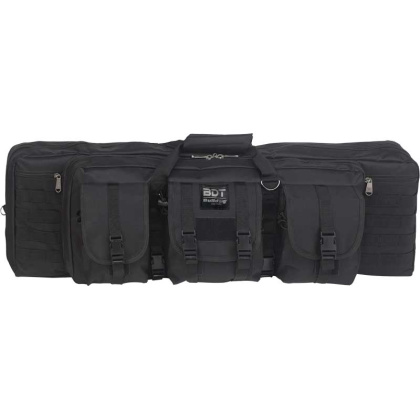 BULLDOG 43" SINGLE TACTICAL CS 3 LARGE ACCESS POCKETS BLACK