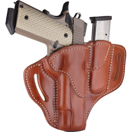 1791 BH1 BELT HOLTR W/ MAG HLD MULT-FIT RH 1911 FRM 4-5" BRN