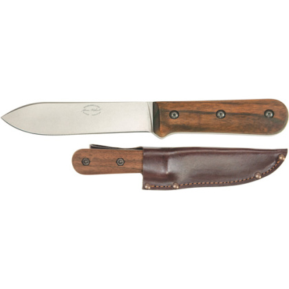 KA-BAR BECKER KEPHART KNIFE 5.12" BLD WLNT HNDLE LTHR SHTH