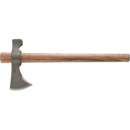 CRKT WOODS CHOGAN T-HAWK 3.5" AXE W/HAMMER 19" WOOD HANDLE