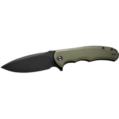 CIVIVI KNIFE PRAXIS 3.75"   OD GREEN G10/BLACK STONEWASHED!