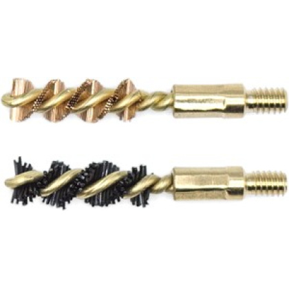 OTIS BORE BRUSH #17 17HMR-4.6M 1-NYLON 1-BRONZE 5-40 THREAD!!