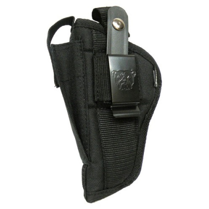 BULLDOG EXTREME SIDE HOLSTER BLACK 2-5" AUTOS W/LASER OR LT
