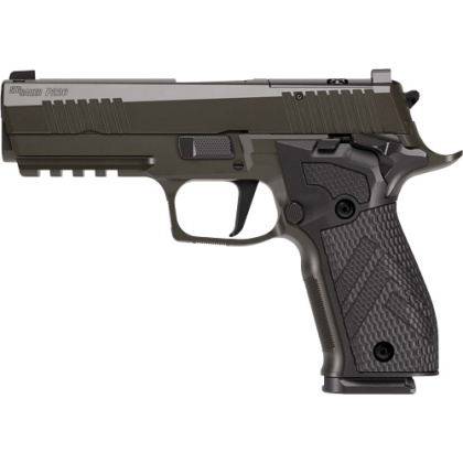 SIG P226X LEGION 9MM 4.4" BULL XRAY3 SAO (3)10RD HOGUE G10