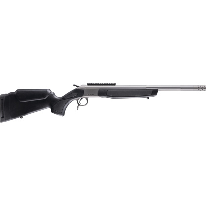 CVA SCOUT TD V3 360 BH 20" STAINLESS/BLACK SYNTHETIC*
