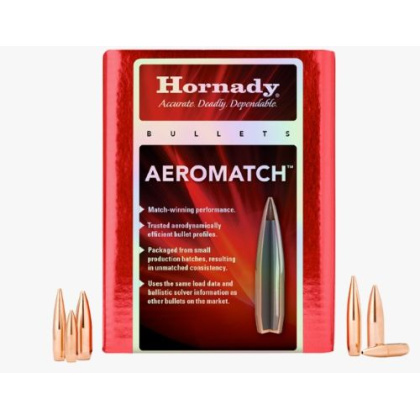 HORNADY BULLETS 22 CAL .224 77GR HPBT 100CT 25BX/CS