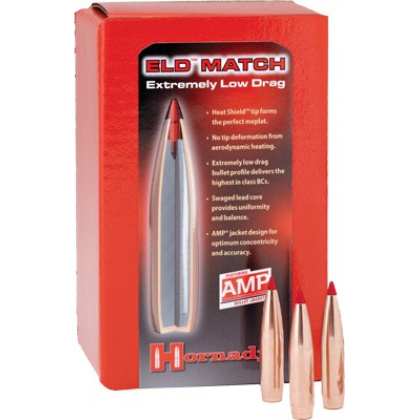 HORNADY BULLETS 338 CAL .338 285GR ELD-M MATCH 50CT 15BX/CS
