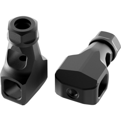 AUDERE HAMMERHEAD MUZZLE BRAKE 30 CAL 5/8"-24 MATTE BLACK