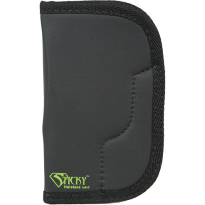 STICKY HOLSTERS LARGE REVOLVER UP TO 4" BARREL RH/LH BLACK