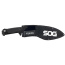 SOG MACHETE SOGFARI KUKRI BLACK W/SHEATH