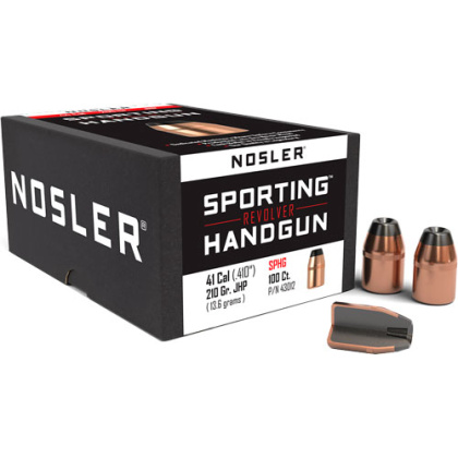 NOSLER BULLETS 41 CAL .410 210GR JHP 100CT !