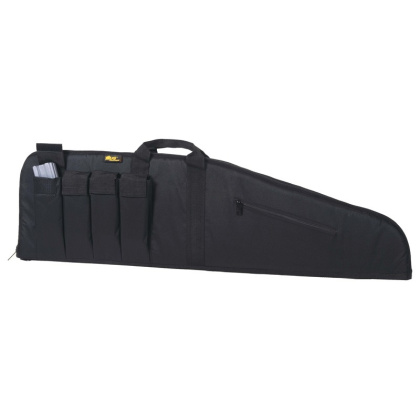 US PEACEKEEPER 35" MSR CASE BL 4 MAG POUCHES 600 DENIER BLACK