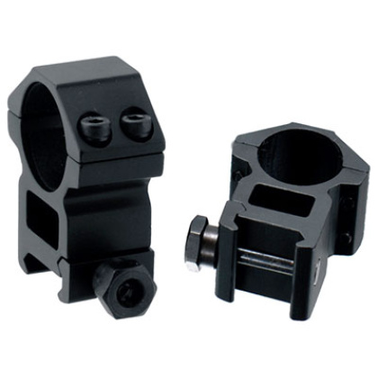 UTG RINGS 1" HIGH PROFILE MATTE BLACK PICATINNY/WEAVER