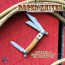 ABKT ROPER SERIES LAREDO STAG STOCKMAN 3-BLADE WOOD HANDLES