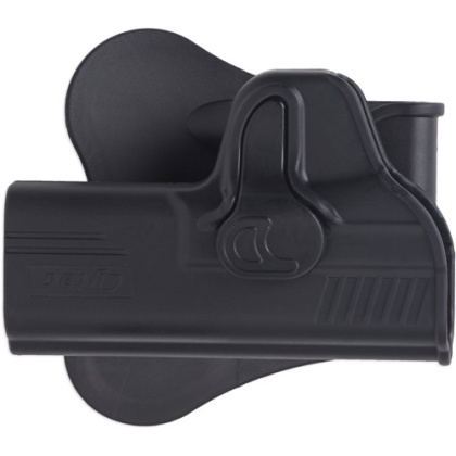 BULLDOG RR HOLSTER PADDLE POLY HI-POINT 40 & 45 BLK RH!