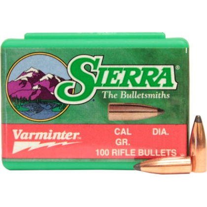SIERRA BULLETS .22 CAL .224 55GR SP 100CT !