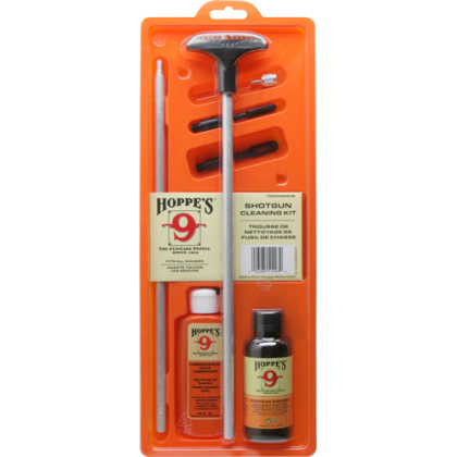 HOPPES CLEANING KIT UNIVERSAL SHOTGUN W/CLAMSHELL PACKAGE
