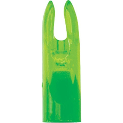 TRUGLO BOWFISHING 5/16" ARROW NOCKS 6-PACK HIGH VIS GREEN